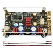 8-32V 5.1 Lossless Decoding Board, Type-C AUX APTX LDAC Onboard Antenna Decoder with Acrylic Case QCC3034