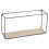 (Black) 4Pcs Metal Wall Shelves Industrial Wire Unit 6