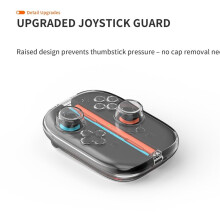 Transparent Storage Case for 2 Joy-Cons Handle Dust-Proof Protective Case with Game Card Slots Hard Shell Box
