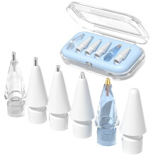 6PCS/Set Replacement Pencil Tips for Pencils Pro/USB-C/2nd Gen/1st Gen Tips Writing Spare Stylus Pen Nib B
