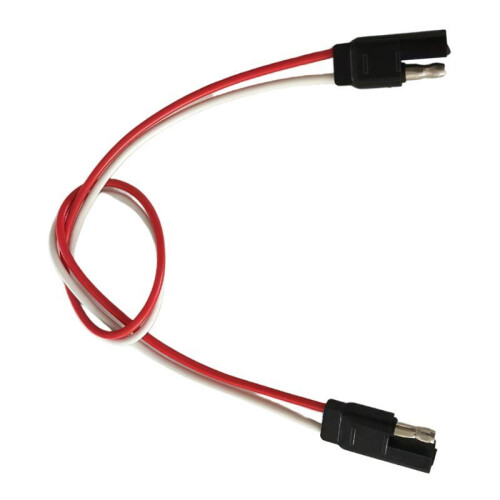 6/12 V 12 in Flat Extension 2 Pole Trailer Connector Plug Harness 47965 for US Plug Models 1