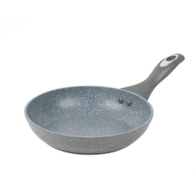 Salter Frying Pan Non-Stick 20cm Induction Marblestone Forged Aluminium Grey
