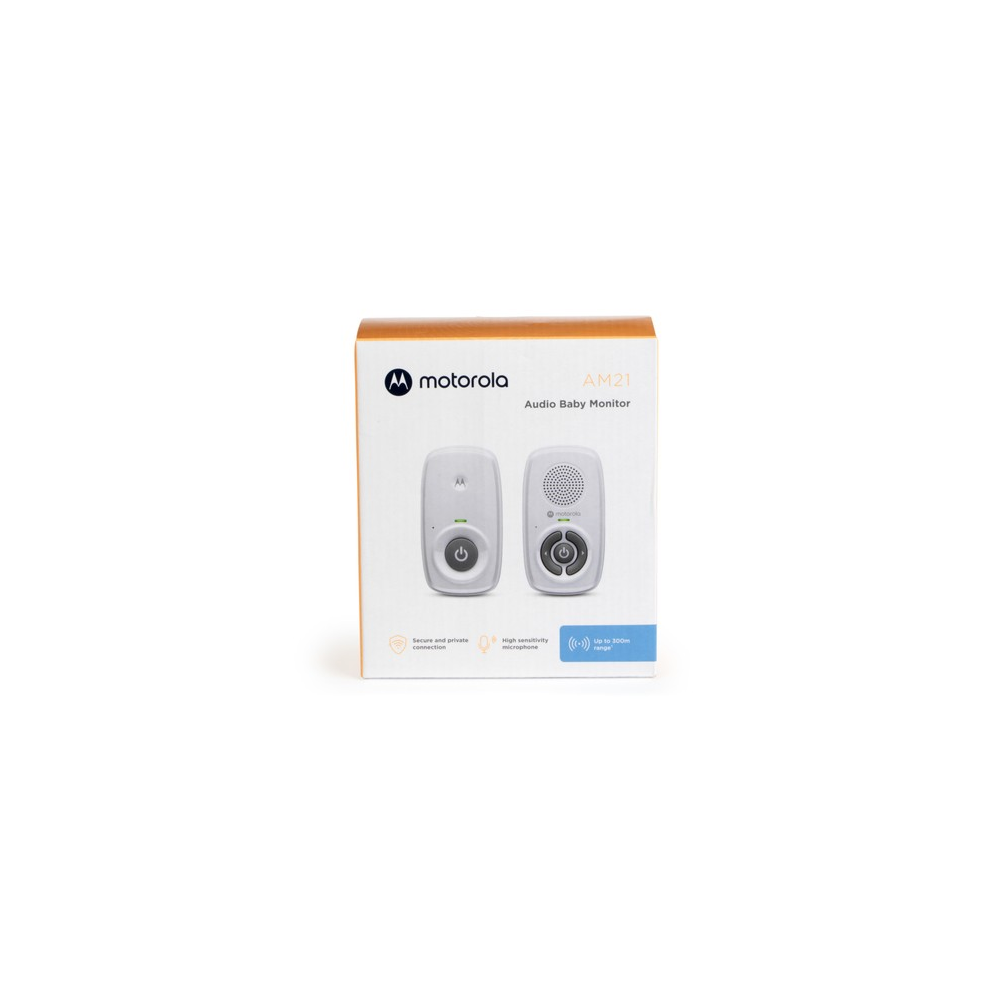Photos - Iron Motorola Baby Monitor AM21 Eco Mode, Volume Control, White, Clear Sound 