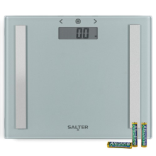 Salter Digital Scale Body Analyser Bathroom Weight BMI Body Fat & Water Compact