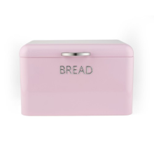 Salter Retro Pink Bread Bin– Vintage, Embossed Lettering, Long-Lasting Freshness