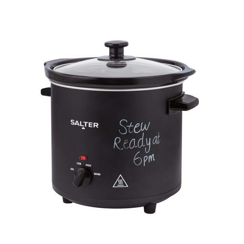 Salter Salter Chalkboard Slow Cooker 3.5L Keep Warm Function 3 Heat Setting Family Size
