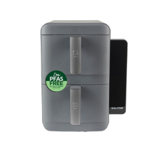 Salter VertiLayer Stackable Air Fryer – 9L, Dual Drawers, 9 Presets, 2400W, LED