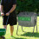 160L Rotating Compost Bin, 2 Compartment Garden Composter 4