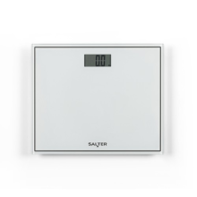 Salter Glass Electronic Digital Bathroom Scale Easy Read Toughened Glass White