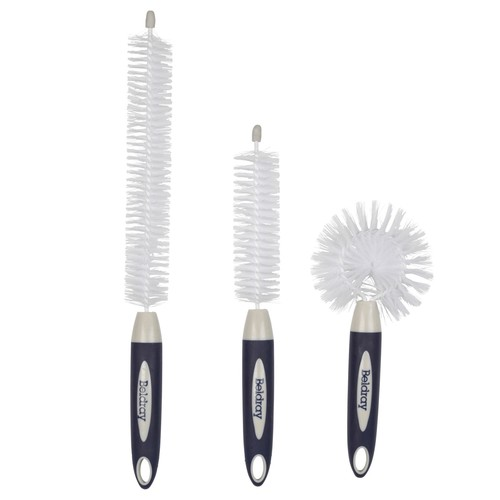 Beldray Beldray Bottle Brush Set 3-Piece Deep Clean Dish Brushes Non-Scratch Bristles