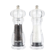 Salter Salt Pepper Grinder Mill Set Contemporary Adjustable Ceramic Grinder