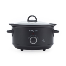 Salter Kuro 3.5L Slow Cooker 3 Heat Settings/Keep Warm for Family Cooking 200W