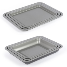 Salter Essentials 6 PC Baking & Roasting Tray Set Non-Stick PFOA-Free Coating