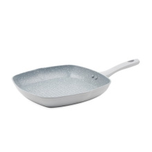 Salter 28 cm Griddle Pan Non-Stick Dishwasher Safe Induction Hob Suitable Grey
