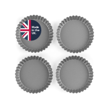 Salter Essentials 4-Piece Fluted Tart Tins – Non-Stick, Oven & Air Fryer Safe