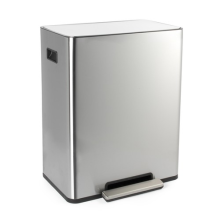Salter Dual 60L Pedal Bin – Stainless Steel