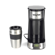 Salter Digital Coffee Maker To Go Fresh Filter Coffee Machine Travel Mug 420 ml