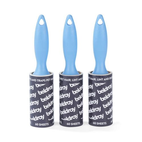Beldray Beldray Lint Rollers 3-Pack - Extra Sticky, 60 Sheets, Pet Hair & Dust Remover