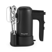 Salter Hand Mixer Kuro Electric Whisk With Attachments 5 Speed Compact Base 300W