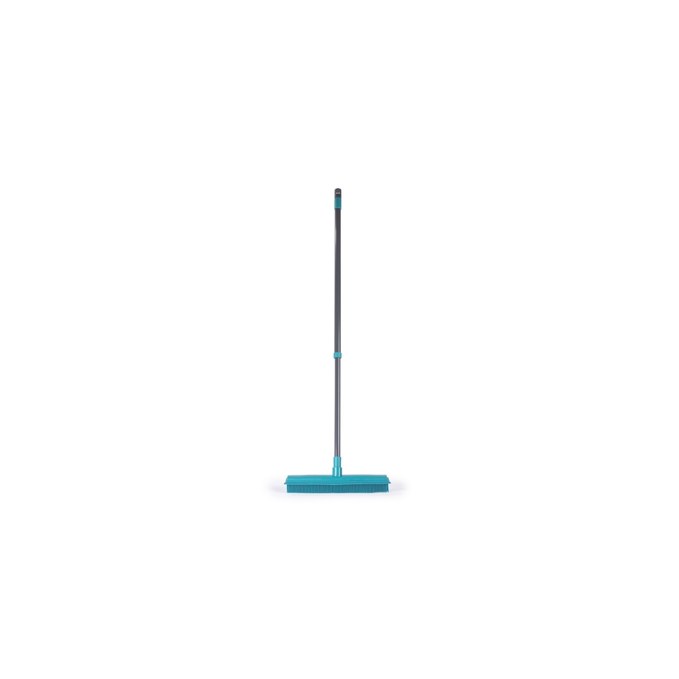 Beldray Rubber Bristle Brush Pet Hair Sweeper Extendable Broom Non-Scratch Brush
