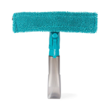 Beldray Spray Window Cleaner 2in1 Squeegee & Microfibre Cloth Pad 200 ml Bottle