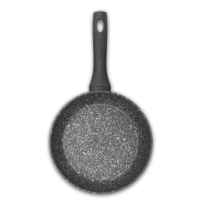 Salter 28 cm Frying Pan Forged Aluminium Megastone Utensil Safe Silver/Black