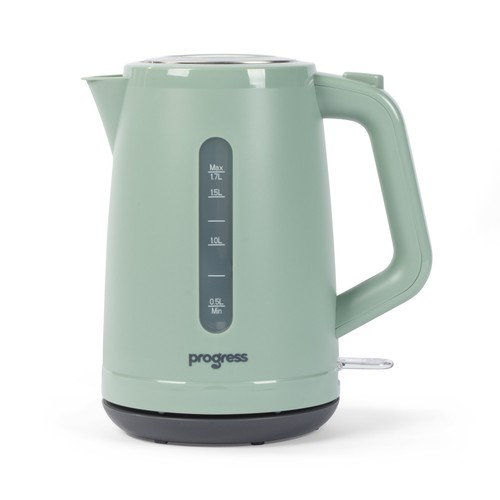 Progress Neutrals Electric Kettle – Fast Boil 1.7L, Removable Limescale Filter