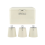 Salter Salter Retro Cream Bread Bin & Canisters – 4Pc Set, Durable Steel, Embossed 1