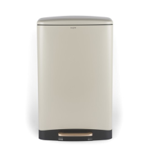 Salter Pebble 50L Pedal Bin – Removable Bucket, Locking Lid, L42.7xW31.5xH71cm