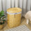 Willow Laundry Basket with Lid, Handle and Removable Laundry Bag, Natural 3