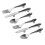 30 PCS Knife Spoon Fork Kitchen Cabinet Closet Drawer Pull Handles Knobs 3-Inch Center to Center (Silver) 2