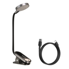 Mini lampada Baseus Lampada LED con clip - Grigio