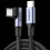 Cable UGREEN USB-C a USB-C en ángulo, PD, 100W, 5A, 1m 1
