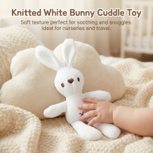(White) Cute Plush Corn Bunny Keychain Gift for Girls (50)