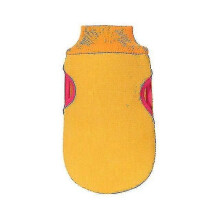 Shower Spa Exfoliator Two-sided Bath Glove, Body Cleaning Scrub Mitt Rub Dead Skin Removal Magic Peeling(1pcs,orange)