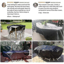 123x123x74cm Furniture Covers Waterproof Garden Furniture Cover, Furniture Protector Cover Garden Cover for Table