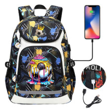 (16. style as pictured, 47CMX32CMX15CM) 2026 Soccer Reflective Strip Youth Student Backpack Travel Bag Unisex Dual Shoulder Pack