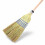 Oypla Oypla Coco Equestrian 150cm Grass Straw Stable Broom with Handle 2