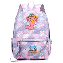 (37. based on the color card image, 48CMX30CMX15CM) Cute Hexacos Dragon Backpack for Middle School Students Unisex Casual Webbing Backpack