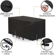 170 x 94 x 70 cm Protective Cover Furniture Cover, Garden Furniture Cover, Outdoor Table Cover