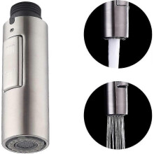 Replacement Kitchen Faucet Spout for Hand Shower Universal Detachable Faucet Head G1/2 Brushed Sus304 Stainless Steel Pfs200-bs