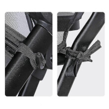 Universal Stroller Mosquito Net - Foldable Pram Mosquito Net with Two-way Zipper for Stroller, Car Seat, Prams And Carrycot (black)