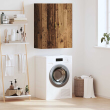 vidaXL Wall Cabinet Old Wood 69.5 x 34 x 90 cm Engineered Wood