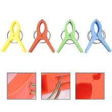12pcs Plastic Beach Towel Clips Bright Color Chair Clips Jumbo Size for Pool Loungers Random Color