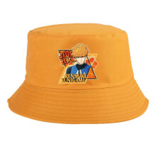(01according to picture style, M（56-58cm）) Blue Prison Print Sun Hat Bucket Hat for Men Women UV Protection Beach Hat Outdoor Camping Hat