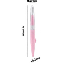 Needle Felting Embroidery Pen Punch with 3 Fine Needles Set Tool Wool Felting Sewing Supplies (Pink)