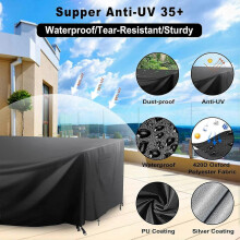 74L x 47W x 28H inches Patio Furniture Covers Waterproof, Outdoor Furniture Covers Rip-proof for Patio
