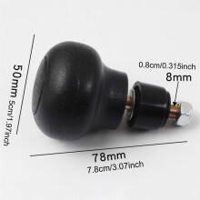 Forklift Steering Wheel Ball Head Handle Knob 2x3inch Repair Parts Ergonomic