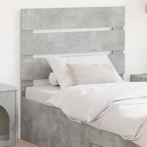 VidaXL vidaXL Headboard Concrete Grey Engineered Wood