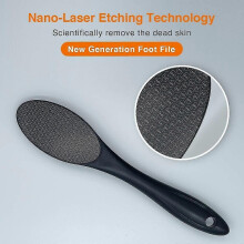 Foot File Manufacturer Foot Scraper Foot Scrubbing Board Foot Grinder Nano Glass Foot Grinder Remove Dead Skin Remove Calluses Pedicure Knife (black)